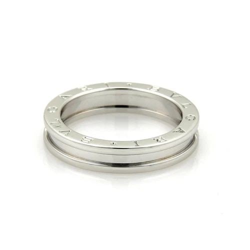 BVLGARI BULGARI B ZERO-1 SINGLE 18K WHITE GOLD 5MM BAND RING SIZE EU 50-US 5.25: BVLGARI BULGARI B ZERO-1 SINGLE 18K WHITE GOLD 5MM BAND RING SIZE EU 50-US 5.25 Bvlgari Bulgari B Zero-1 Single 18k White Gold 5mm Band Ring Size EU 50-US 5.25 Description This elegant authentic band 