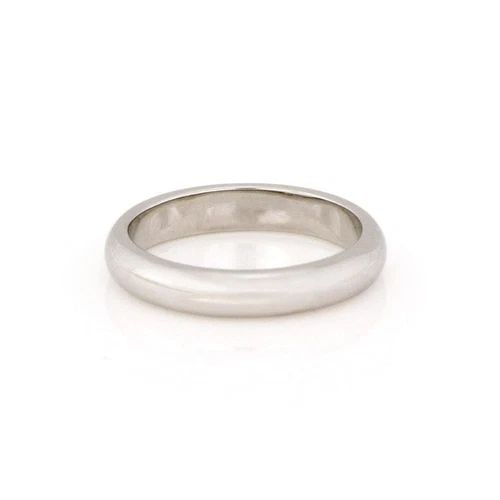 CARTIER PLATINUM WEDDING BAND 3.5MM WIDE DOME RING SIZE EU 49-US 5 W/CERT.: CARTIER PLATINUM WEDDING BAND 3.5MM WIDE DOME RING SIZE EU 49-US 5 W/CERT. Cartier Platinum 3.5mm Wide Dome Wedding Band Ring Size EU 49-US 5 w/Cert. Description This is an authentic elegant band ring