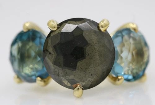 IPPOLITA 18K YELLOW GOLD MULTI STONE ROCK CANDY GELATO COCKTAIL RING SIZE 7 (1 of 2)