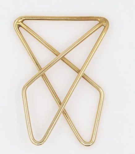 TIFFANY & CO 14K YELLOW GOLD BUTTERFLY PAPER / MONEY CLIP 10.3 GRAMS (1 of 2)
