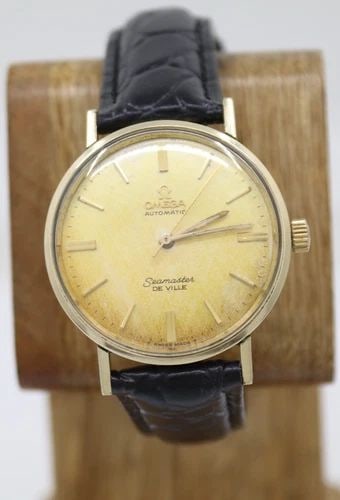 1960'S OMEGA SEAMASTER DE VILLE 14K GF CASE 34MM DIAL AUTOMATIC WATCH LL6066 (1 of 2)