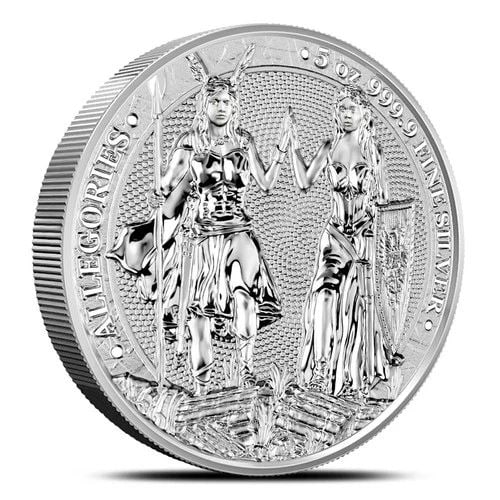 2023 5OZ .9999 SILVER THE ALLEGORIES GALIA & GERMANIA COIN W/ BOX & COA: 2023 5OZ .9999 SILVER THE ALLEGORIES GALIA & GERMANIA COIN W/ BOX & COA Description 2023 5oz .9999 Silver The Allegories Galia & Germania Coin w/ Box & COA ***Stock Photos 1-4*** Coin is in uncirculat