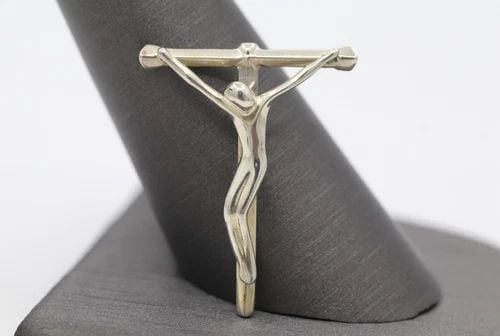 TIFFANY & CO. PERETTI STERLING SILVER CRUCIFIX CROSS PENDANT (1 of 2)