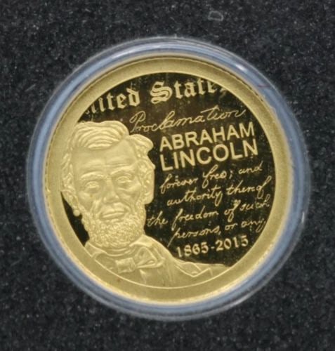 1865 - 2015 ABRAHAM LINCOLN 1000 TORPOR MONGOLIA 0.5 GRAM 0.9999 FINE GOLD COIN (1 of 2)