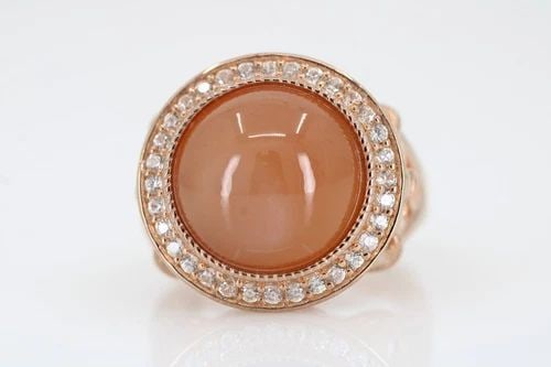 DALLAS PRINCE DP ROSE GOLD OVER STERLING SILVER RING SIZE 7 (1 of 2)