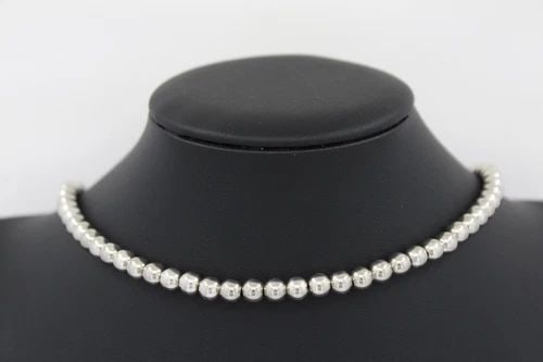 STERLING SILVER ITALY LOBSTER CLASP 6MM BEAD BALL 16.5" NECKLACE 31.9G: STERLING SILVER ITALY LOBSTER CLASP 6MM BEAD BALL 16.5" NECKLACE 31.9G STERLING SILVER ITALY LOBSTER CLASP 6MM BEAD BALL 16.5" NECKLACE 31.9G Description Sterling Silver Italy Lobster Clasp 6mm Bead B
