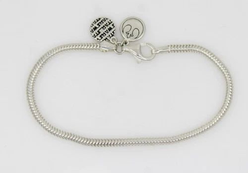 RL 925 STAR WARS CHAMILIA REBEL LOGO SNAKE CHAIN BRACELET SIZE 7 1/4" (1 of 2)