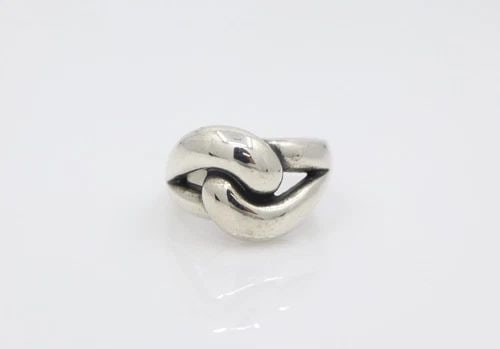 RETIRED JAMES AVERY STERLING SILVER CADENA KNOT RING SIZE 6.5 (1 of 2)
