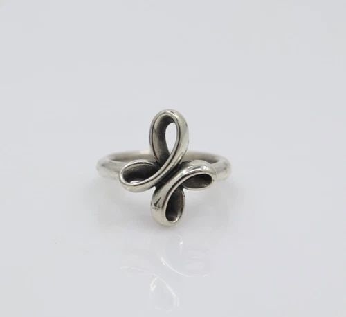 JAMES AVERY STERLING SILVER ETERNAL RIBBON CROSS RING SIZE 6 (1 of 2)