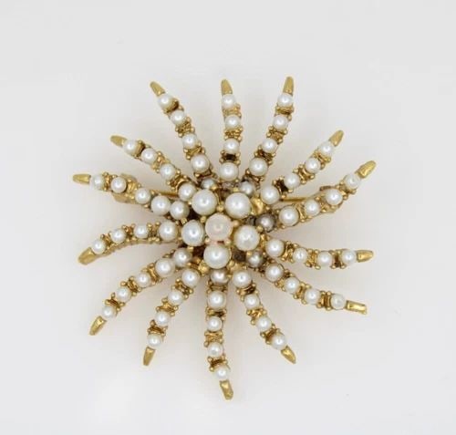 VINTAGE SIGNED FLORENZA GOLD TONE FAUX PEARL SWIRL PINWHEEL PIN BROOCH: VINTAGE SIGNED FLORENZA GOLD TONE FAUX PEARL SWIRL PINWHEEL PIN BROOCH VINTAGE SIGNED FLORENZA GOLD TONE FAUX PEARL SWIRL PINWHEEL PIN BROOCH Description Vintage Signed FLORENZA Gold Tone Faux Pearl S