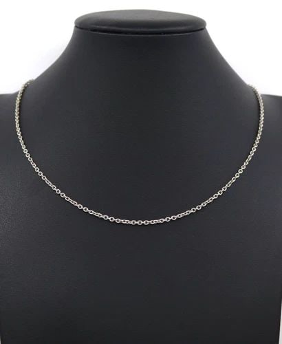 PANDORA STERLING SILVER ROUND CHAIN LINK NECKLACE 17": PANDORA STERLING SILVER ROUND CHAIN LINK NECKLACE 17" Description Pandora Sterling Silver Round Chain Link Necklace Item is in good condition. May show signs of wear and/or tear. Approximate Measureme