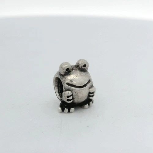 RETIRED PANDORA STERLING SILVER FROG ANIMAL CHARM 790247 (1 of 2)