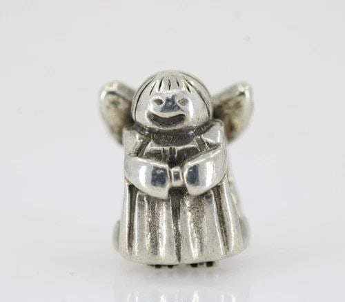 AUTHENTIC PANDORA MOMENTS ANGEL OF HOPE CHARM/BEAD SILVER 925 ALE 790337 (1 of 2)