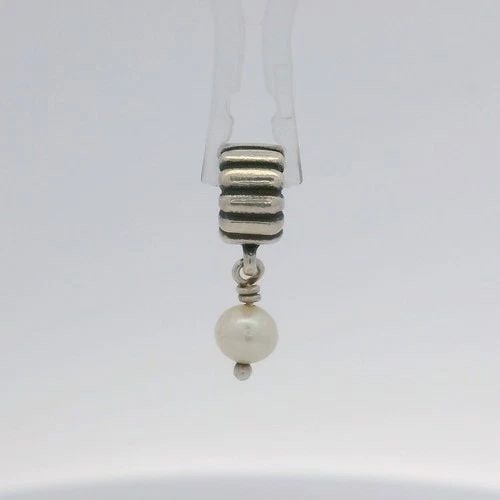 PANDORA ALE STERLING SILVER PEARL JUNE BIRTHSTONE DANGLE CHARM 790166 (1 of 2)