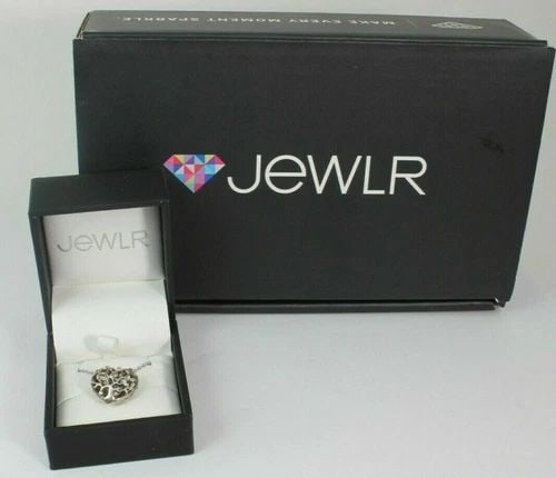 JEWLR 925 JWLP0298 FAMILY TREE CAGED PENDANT W/ CZ AND BLUE SAPPHIRE STONE (1 of 2)