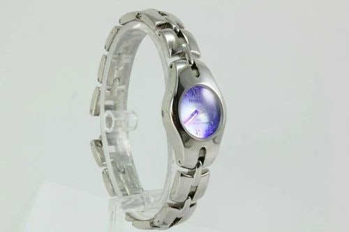 WOMEN'S ARMITRON NOW WATCH BLUE DIAL SILVER CASE BRACELET BAND 75/2453T (1 of 2)