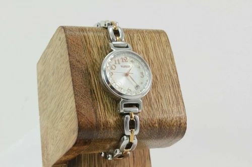 WIRED SILVER DIAL TWO TONE STAINLESS STEEL BRACELET LADIES WATCH 7N82-0HN0 (1 of 2)