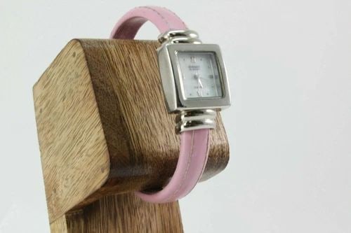 EMBASSY BY GRUEN MOTHER OF PEARL DIAL PINK LEATHER BAND LADIES WATCH GEM1448 (1 of 2)