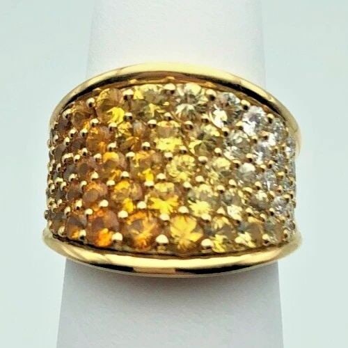 MOVADO 18K YELLOW GOLD HEART PIN/BROOCH (1 of 2)