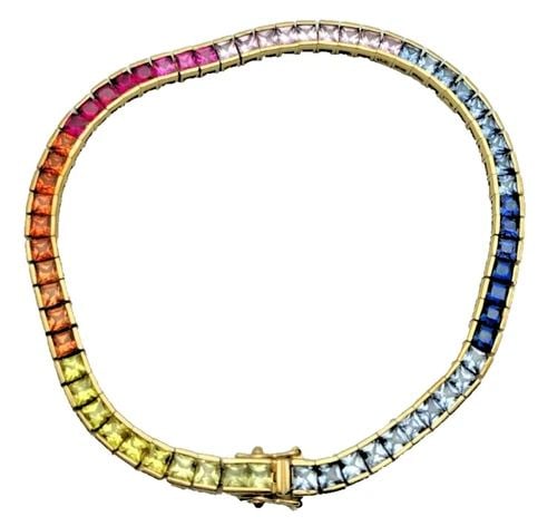 STERLING SILVER GOLD COLOR NECKLACE 26" MIAMI CUBAN LINK 115.3 GRAMS: STERLING SILVER GOLD COLOR NECKLACE 26" MIAMI CUBAN LINK 115.3 GRAMS STERLING SILVER GOLD COLOR NECKLACE 26" MIAMI CUBAN LINK 115.3 GRAMS Elevate your jewelry collection with this lustrous Sterling Si