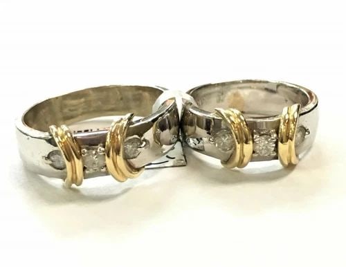 ANTIQUE 14KT YELLOW GOLD & PEARL SIZE 6 RING (1 of 2)