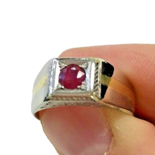 STERLING SILVER WITH 18K GOLD ACCENTS LADIES GEMSTONE RING WITH CITRINE SIZE 7: STERLING SILVER WITH 18K GOLD ACCENTS LADIES GEMSTONE RING WITH CITRINE SIZE 7 STERLING SILVER WITH 18K GOLD ACCENTS LADIES GEMSTONE RING WITH CITRINE SIZE 7 Sterling Silver With 18K Gold Accents Ladi