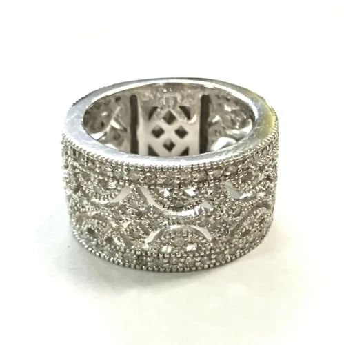 WOMENS STERLING SILVER TURQUOISE CUFF BRACELET (1 of 2)