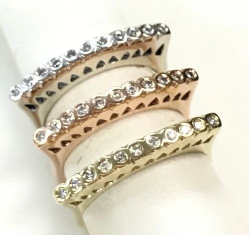 NATIVE AMERICAN R> STERLING SILVER AND MULTI-STONE INLAY RING (1 of 2)