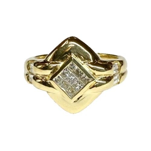 925 STERLING SILVER WITH GOLD SPINNER RING (1 of 2)