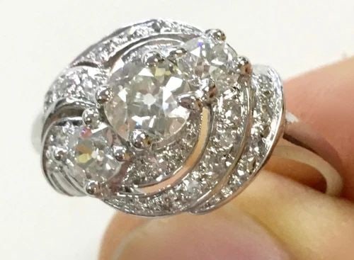 STERLING SILVER THICK BAND RING (1 of 2)