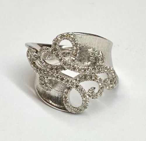 STERLING SILVER 7" DOUBLE CIRCLE LINK CHARM BRACELET WITH 4 CHARMS (1 of 2)
