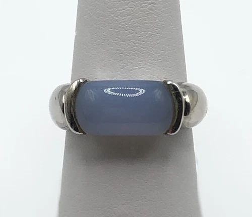 925 7.5" OVAL LINK CHARM BRACELET WITH HEART LINK 39 G (1 of 2)
