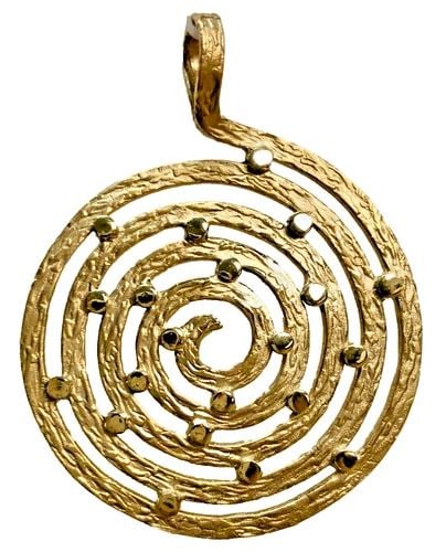 SILVER SILVER (GOLD COLOR) FANCY LINK BRACELET (1 of 2)