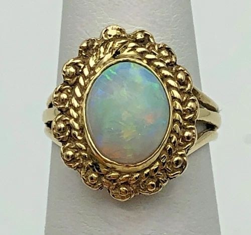 STERLING SILVER 925 OVAL SHAPED ONYX RING SIZE 7 (1 of 2)