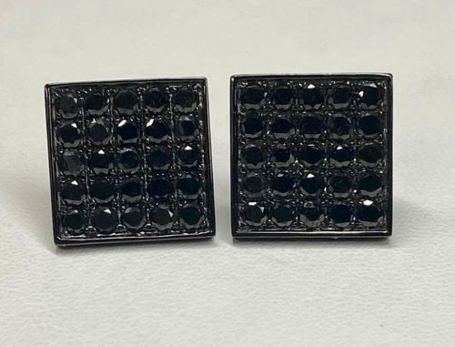 STERLING SILVER CHEVRON DANGLE EARRINGS (1 of 2)
