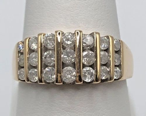 13.5" STERLING SILVER DOUBLE CIRCLE LINK CHARM BRACELET 11.1 GRAMS (1 of 2)