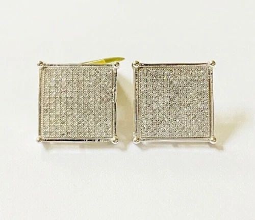 STERLING SILVER & TIGERS EYE EARRINGS (1 of 2)