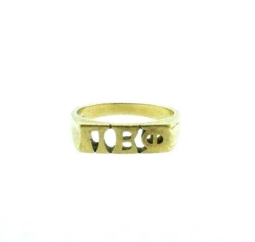 VINTAGE 10K YELLOW GOLD SORORITY / FRATERNITY RING (1 of 2)