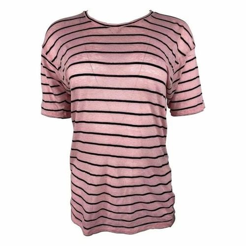 ISABEL MARANT ETOILE PINK STRIPED T-SHIRT, SIZE M (1 of 2)