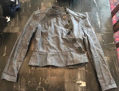 JIL STUART DENIM JACKET SIZE SMALL - 2