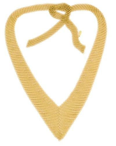 TIFFANY & CO. ELSA PERETTI SCARF NECKLACE 18K GOLD MESH NECKLACE: TIFFANY & CO. ELSA PERETTI SCARF NECKLACE 18K GOLD MESH NECKLACE NS JJOOO Tiffany & Co. Elsa Peretti Scarf Necklace 18k Gold Mesh Necklace An 18k gold Tiffany & Co. Elsa Peretti scarf necklace, featur