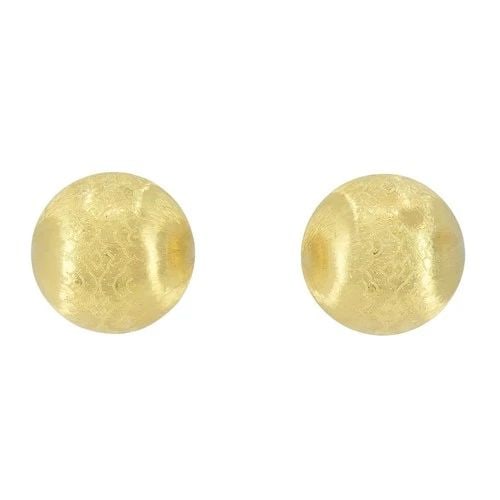 VINTAGE BUCCELLATI 18K GOLD BALL EARRINGS (1 of 2)