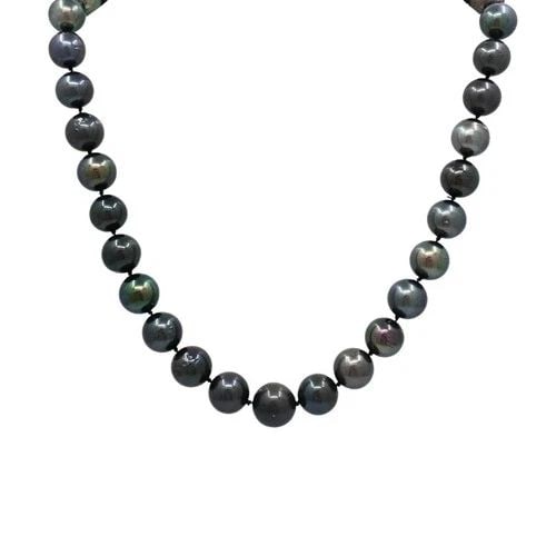 TAHITIAN PEARL STRAND NECKLACE 14K GOLD CLASP (1 of 2)