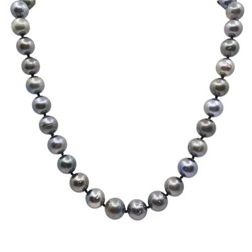 TAHITIAN PEARL NECKLACE 14K GOLD CLASP (1 of 2)