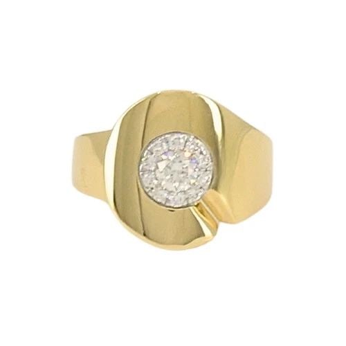 DINH VAN MENOTTES RING 18K GOLD DIAMOND (1 of 2)