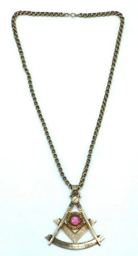 VICTORIAN 14K YELLOW GOLD CHAIN NECKLACE AND MAISON MOONSTONE PENDANT (1 of 2)