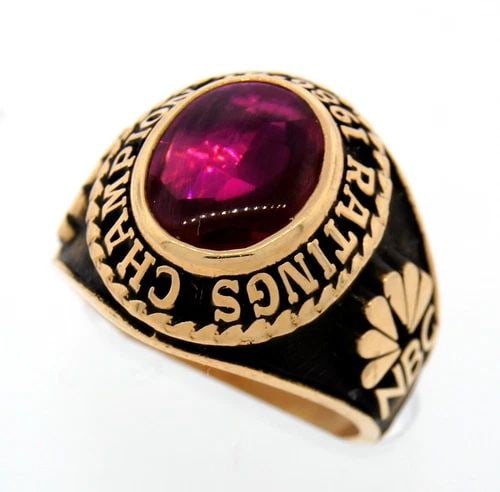 NBC AWARD RING FOR 1986-87 RATINGS CHAMPION 10K GOLD COLLECTABLE (1 of 2)