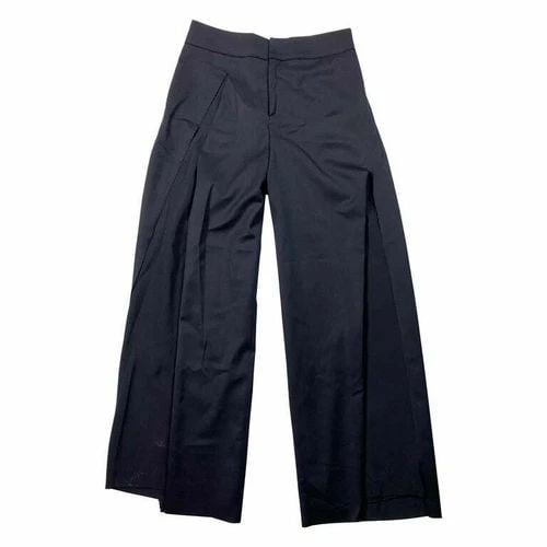 UNDERCOVER NAVY WOOL AND SILK TROUSERS PANTS, SIZE 2 (1 of 2)
