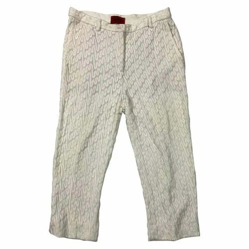 VINTAGE MISSONI WHITE CAPRI PANTS (1 of 2)