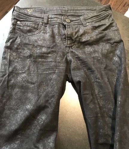 VIVIENNE WESTWOOD LEE COATED BLACK JEANS SIZE 28 (1 of 2)